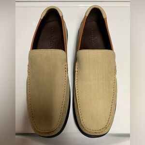 Cole Haan Men's Beige Slip-On Loafers